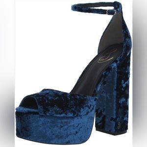 Sam Edelman Kori Platform Heel in Como Blue - Size 6 - N191-9